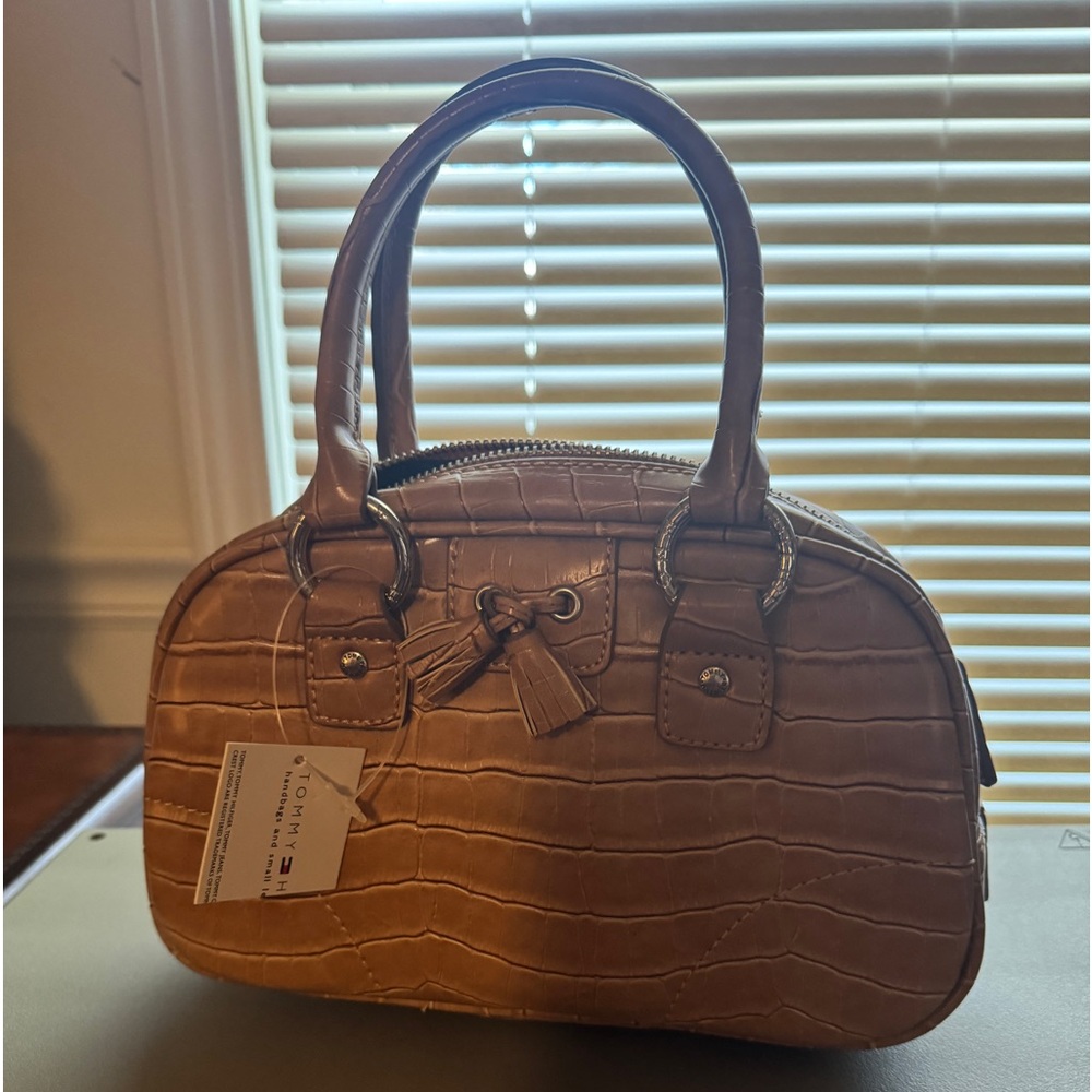 Tommy Hilfiger Tassel Satchel Purse